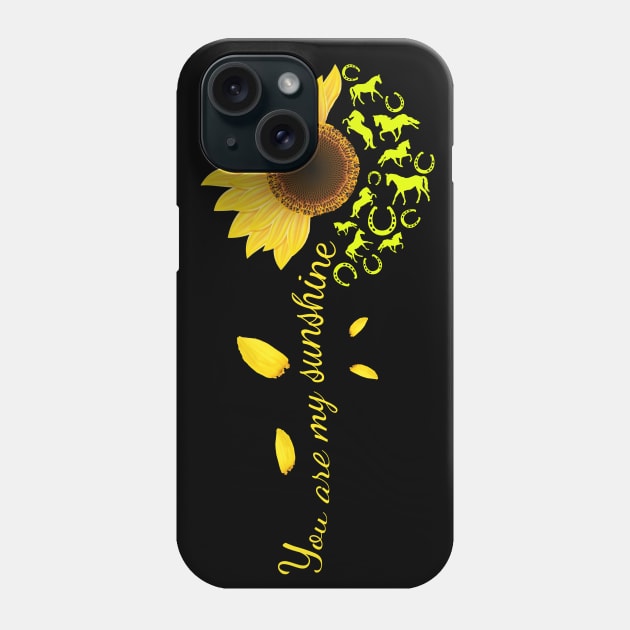 You are my sunshine - Horse Phone Case by groovygoat