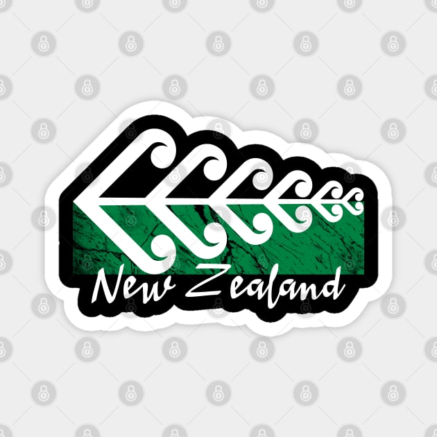 New Zealand Kuro Fern Magnet by cynic101