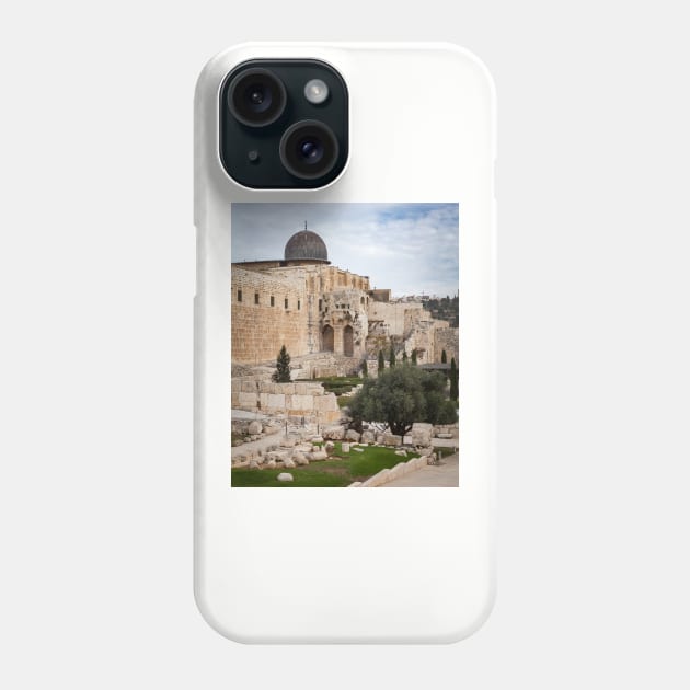 Jerusalem Archaeological Park, Israel Phone Case by mcdonojj