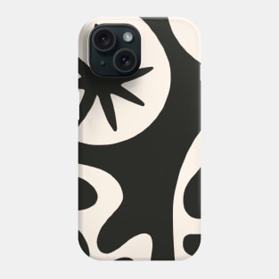 Nature Beauty in The Sky Black and White Phone Case