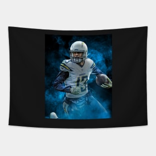 Keenan Allen Los Angeles Sports Art Tapestry