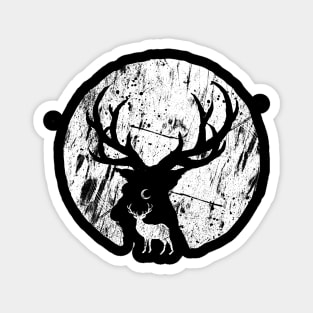 Deer at night Magnet