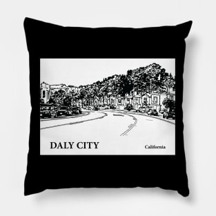 Daly City California Pillow