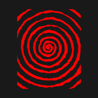 Red Trance Spiral T-Shirt