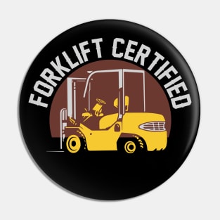 Forklift Certified Pin