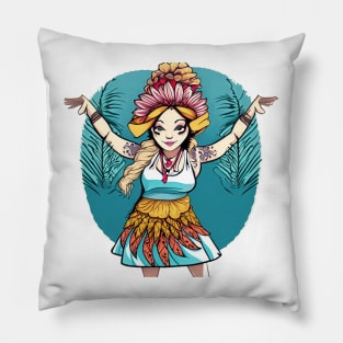 Funny Hawaiian Pillow