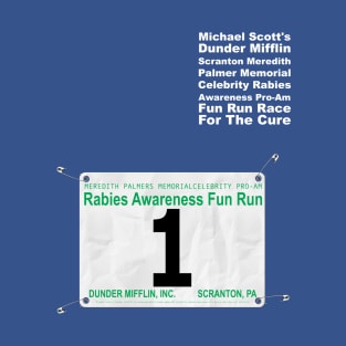 Dunder Mifflin Fun Run Race #1 (Michael Scott) T-Shirt