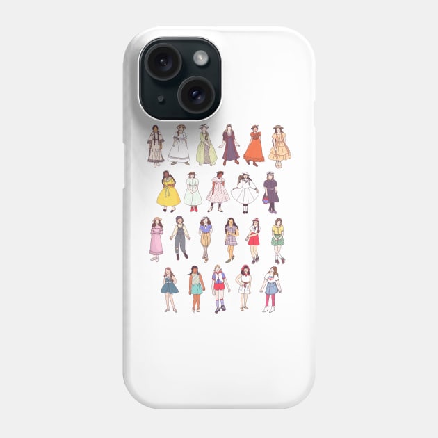 American Gals in Summer Phone Case by librariankiddo