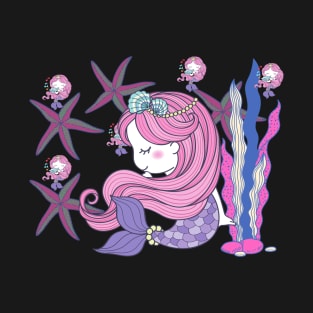 pinky mermaid T-Shirt