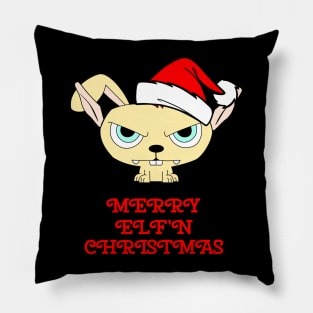 Merry Elf'N Christmas Pillow