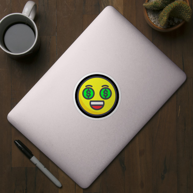 Hd emoji money mouth face shirt dollar sign eyes emoticon hd