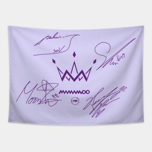 Design with the signatures of mamamoo Tapestry