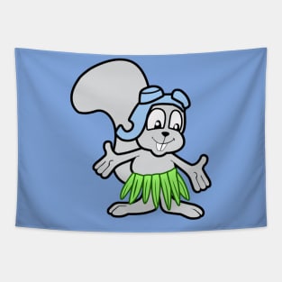 Rocky Hawaii - Rocky & Bullwinkle Tapestry