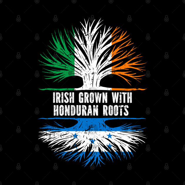 Irish Grown With Honduran Roots Ireland Flag by silvercoin