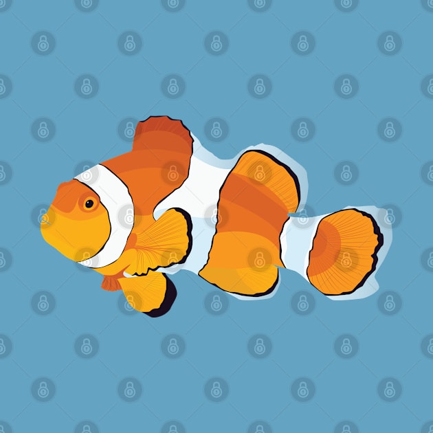 Clownfish illustration by MickeyEdwards