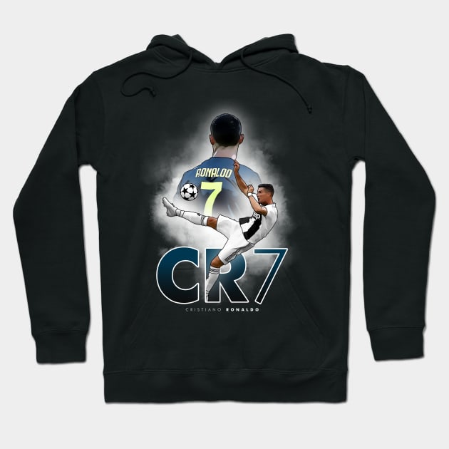 Men's Full Sleeve Cristiano Ronaldo CR7 Fan Art Theme Printed Winter Wear  Hoodie T-Shirt