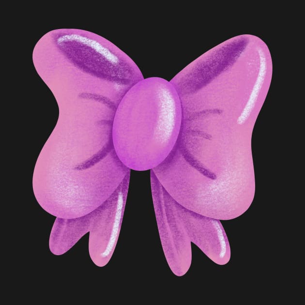 Pink & Purple ribbon by Subspace Balloon