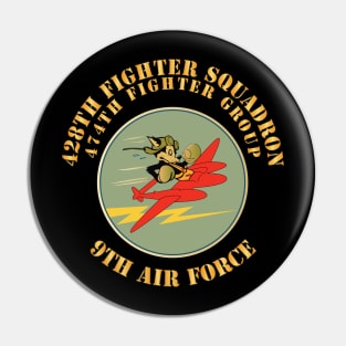 428th Fighter SQ - 474th Fighter Group - 9th AF X 300 Pin