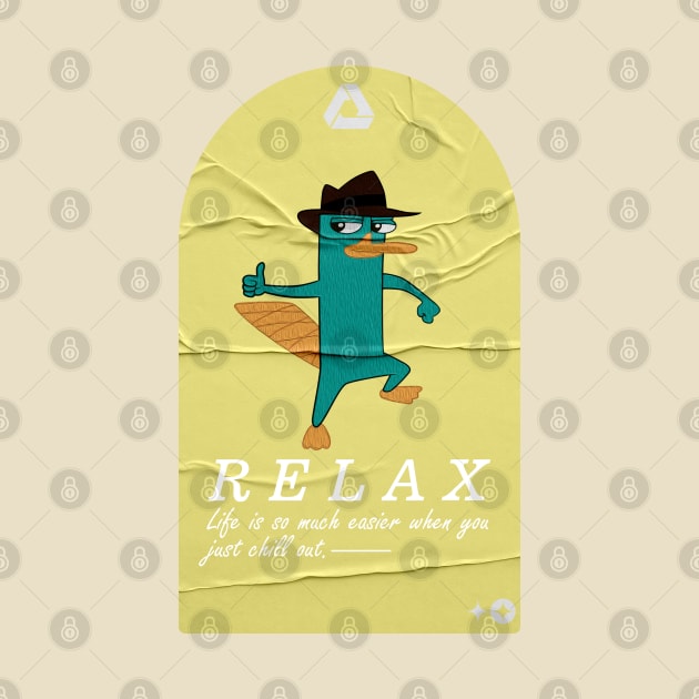 perry the platypus relax 01 by Nangers Studio