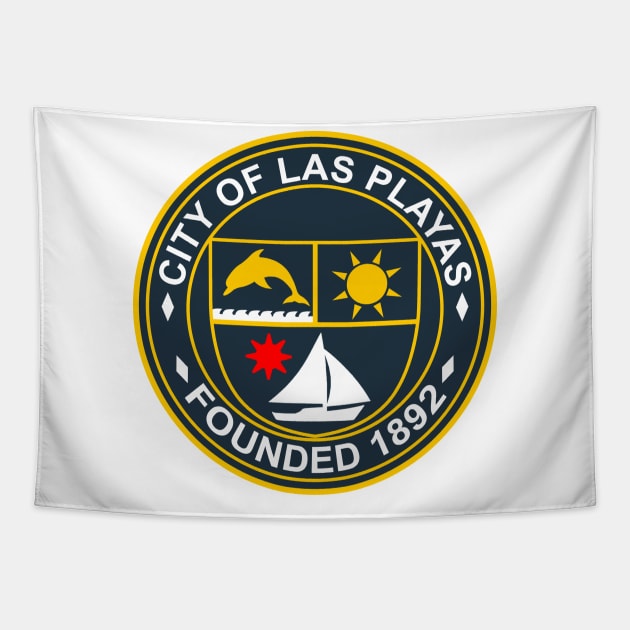 Las Playas Seal Tapestry by BigOrangeShirtShop