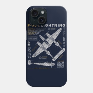 P-38 Lightning Phone Case