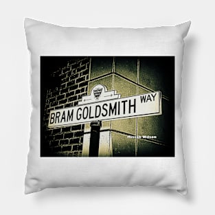 Bram Goldsmith Way, Beverly Hills, California by Mistah Wilson Pillow