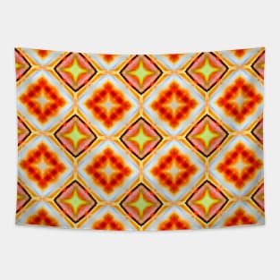 Moroccan arabic oriental tile pattern Tapestry