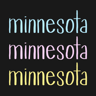 Pastel Minnesota design T-Shirt