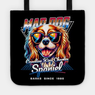 Mad Dog Cavalier King Charles Spaniel Dog Tote