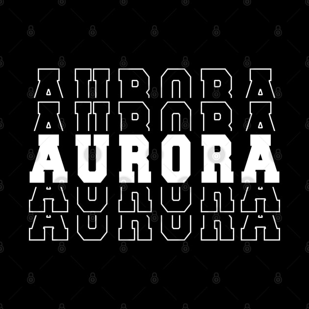 Aurora city Illinois Aurora IL by TeeLogic