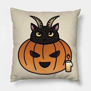 Pumpkin cat Pillow