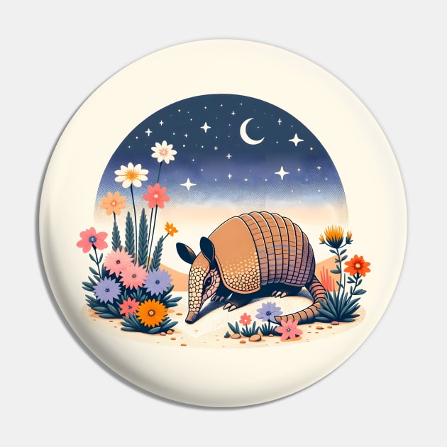 Starry Desert Wanderer Pin by The Tee Bizarre