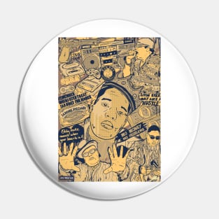 Notorious B.I.G Illustration Pin