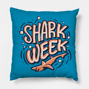 Shark Week Pillow