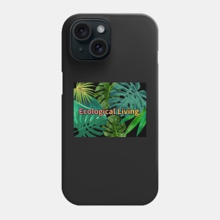 Eco-local living,palm tree,summer,summertime,summer season Phone Case