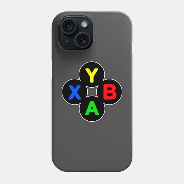 Xbox Style Buttons Phone Case by Gamers Gear