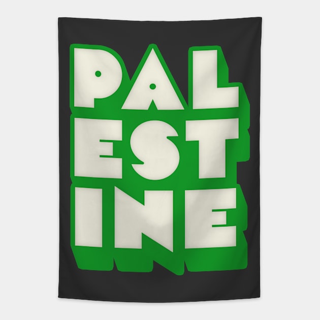 Palestine //// Retro Style Design Tapestry by DankFutura