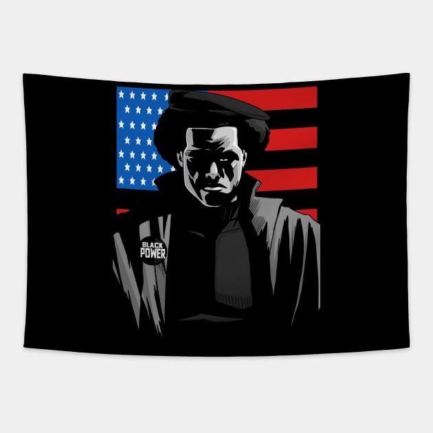 Black Panther Party Tapestry by Noseking