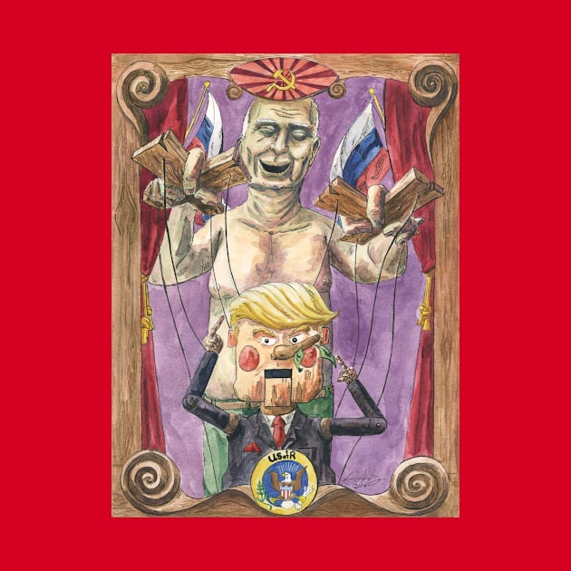 Puppet Trump by seangreenbergart