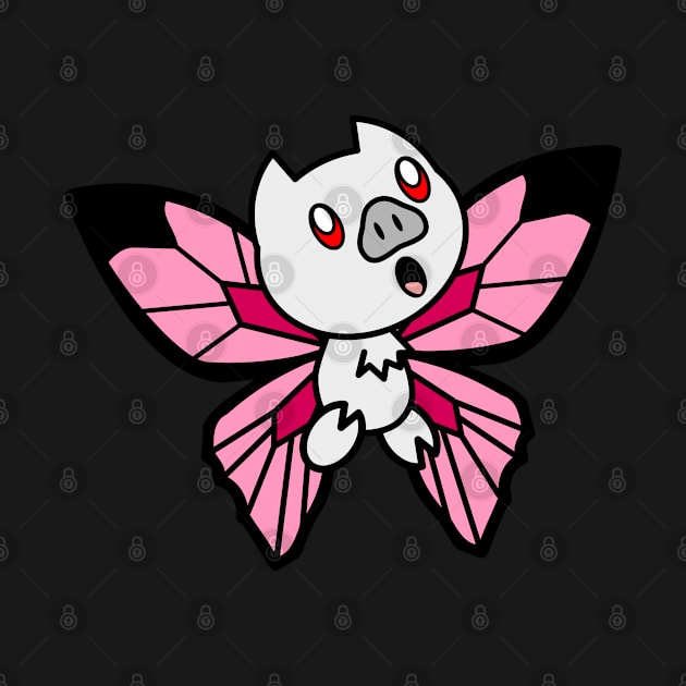 White ButterBat by CoreyUnlimited