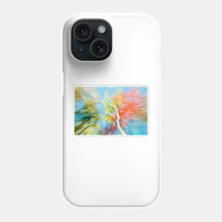 Vibrant nature abstract zoom blur Phone Case