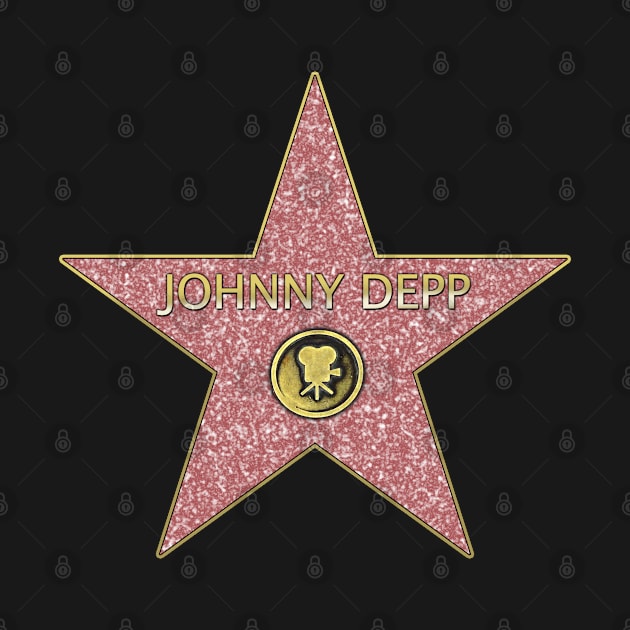 Johnny Depp's Hollywood Star by MonkeyKing