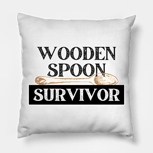 Wooden Spoon Survivor Pillow