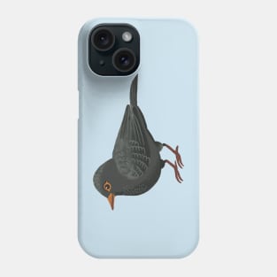 Black bird Phone Case