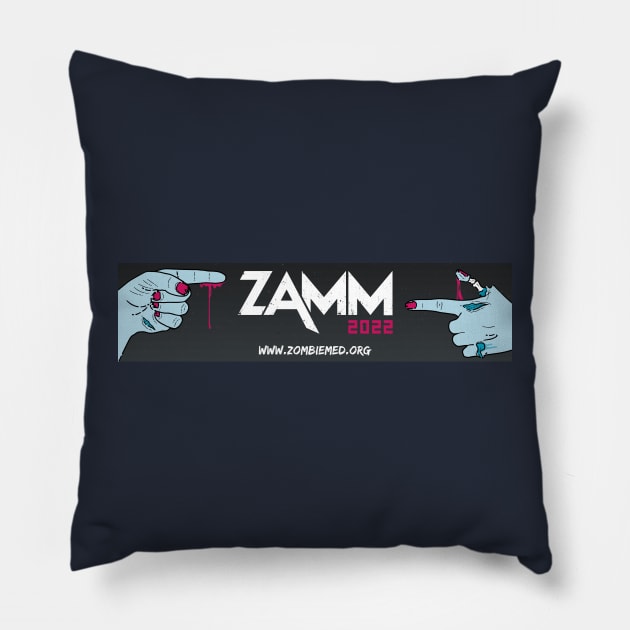 ZAMM 2022 Pillow by Zombified Media