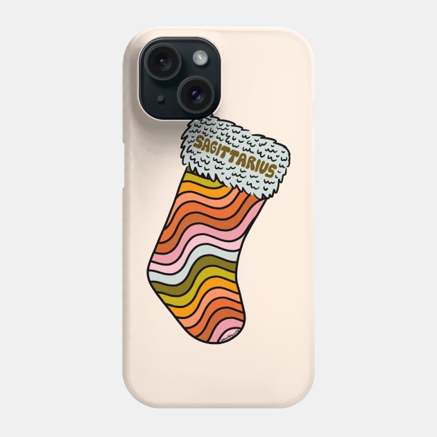 Sagittarius Stocking Phone Case by Doodle by Meg