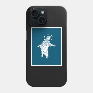 Virgin Mary Illustration Phone Case