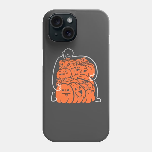 Halloween Art Pumpkin Picker Phone Case by aaronsartroom