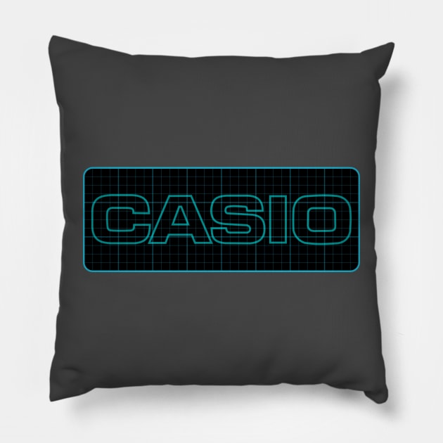 Casio Grid Pillow by RadDadArt