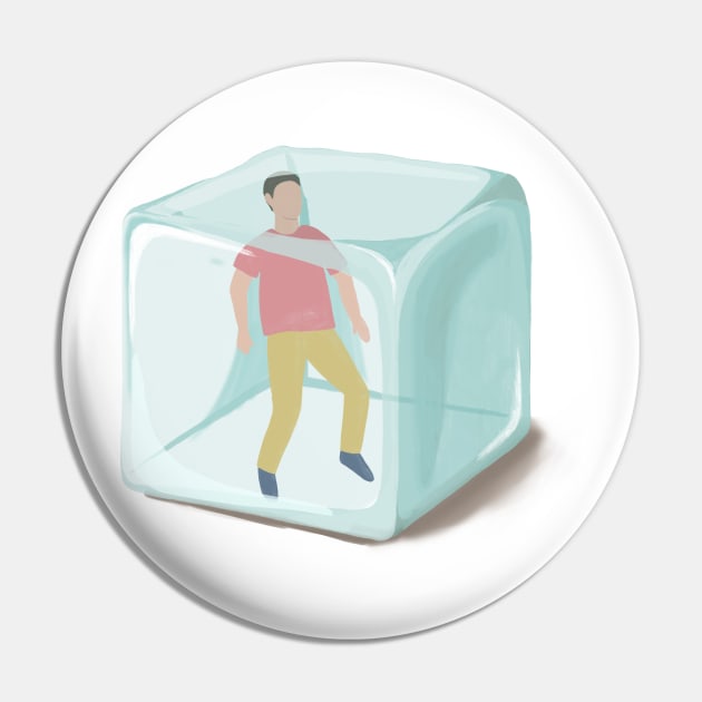 Frozen in Ice Pin by Join Juno